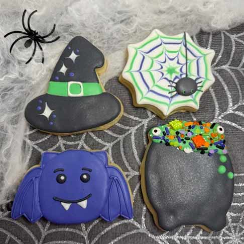 halloween cookie decorating