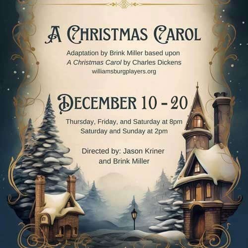 A CHRISTMAS CAROL presented by Williamsburg Players