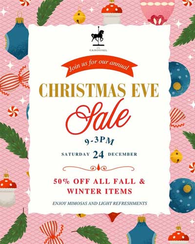 christmas eve sale