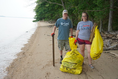 beach clean up chippokes